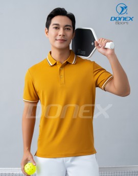 Áo thể thao nam MC-9152 vàng phối trắng